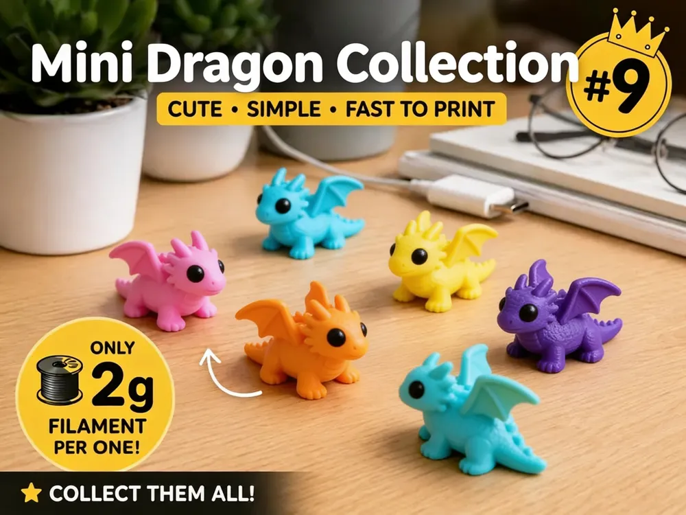 Mini dragão fidget