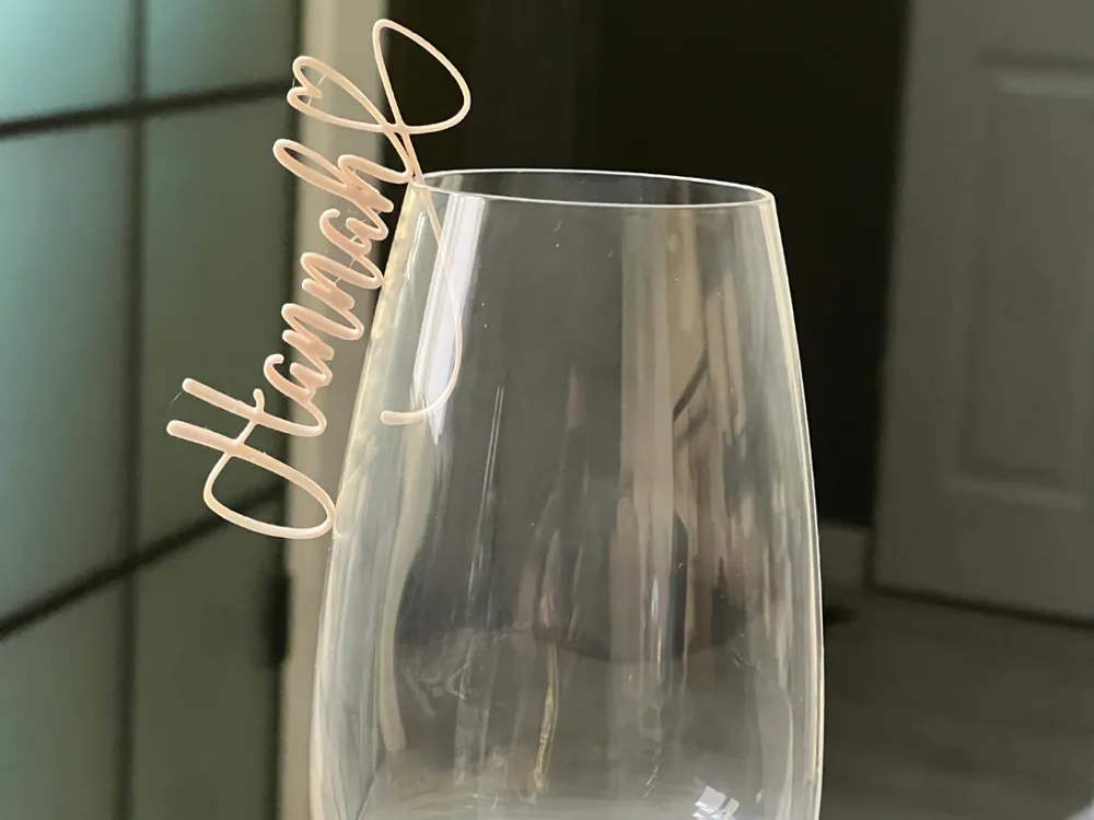 Marcador de taça de casamento