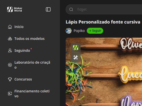 Lápis personalizado